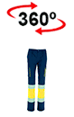 vista 360<sup>0</sup> Pantalon Hi-Vis ABERDEEN