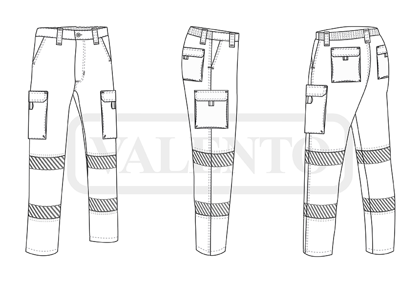 esquema Pantalon H.V. ABERDEEN