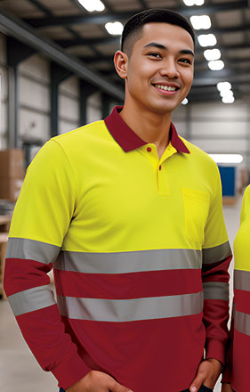Hi-Vis L/S Polo 