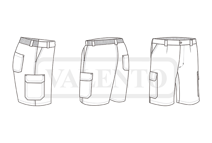 esquema Bermuda shorts DESERT