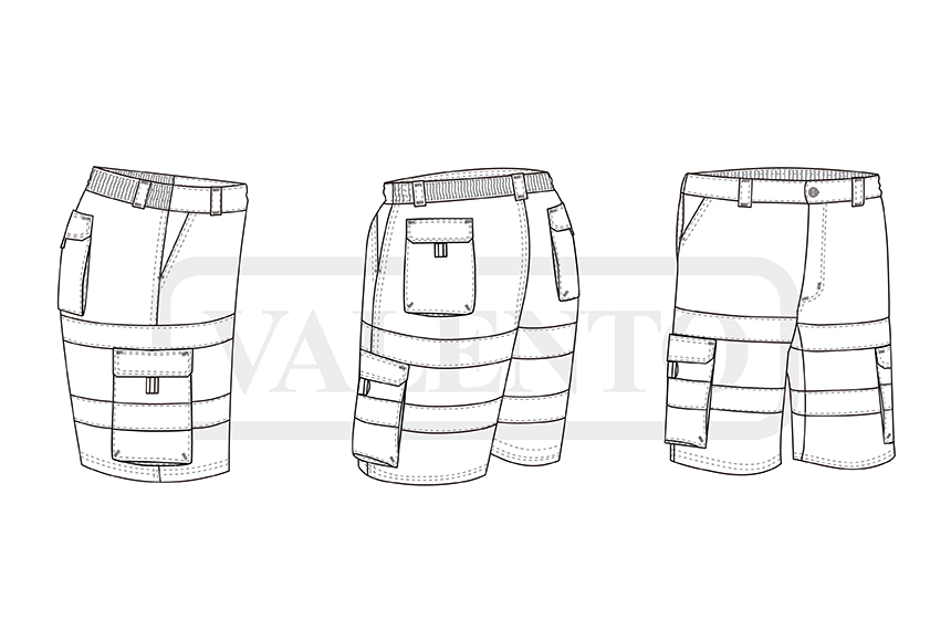 esquema Hi-Vis Bermuda Shorts KOBUK