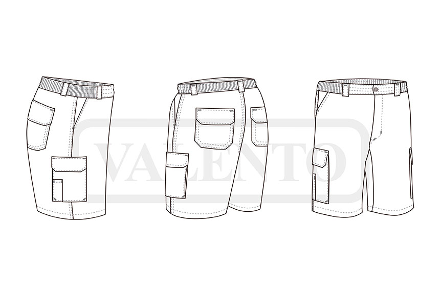 esquema Bermuda shorts LAKE