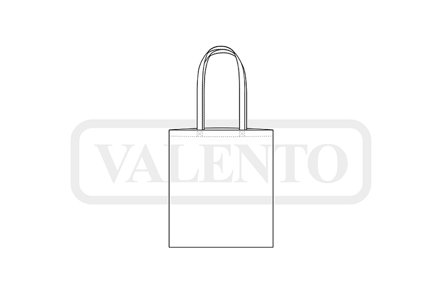 esquema Torba z tkaniny do sublimacji HELEN