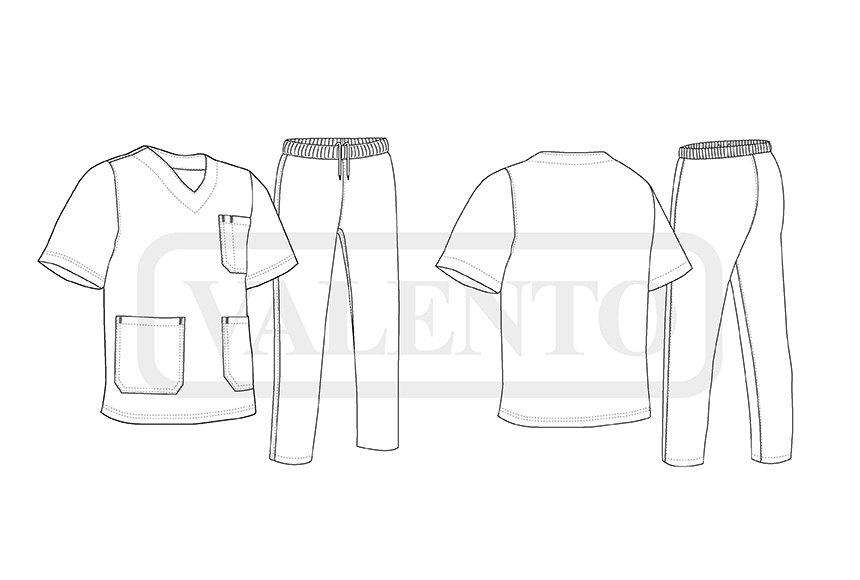 esquema Medical Scrub LEIDEN