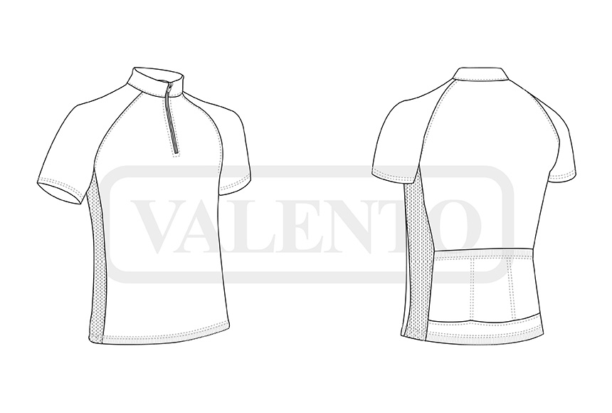 esquema Maglia da ciclismo BENASQUE