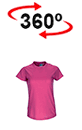 vista 360<sup>0</sup> T-shirt tecnica da donna BRENDA