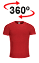 vista 360<sup>0</sup> Camiseta COMIC