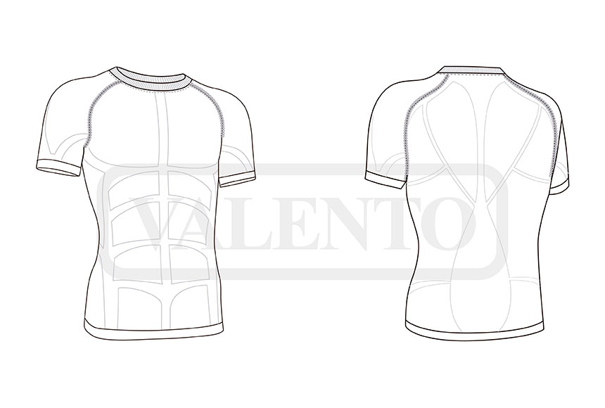 esquema T-shirt thermique élastique M/C COLDASY