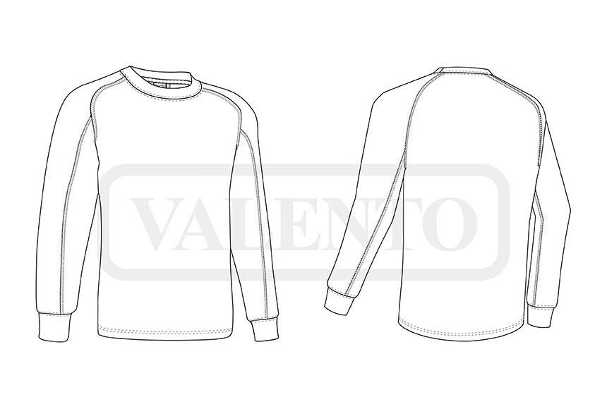 esquema Camiseta técnica CROSSING