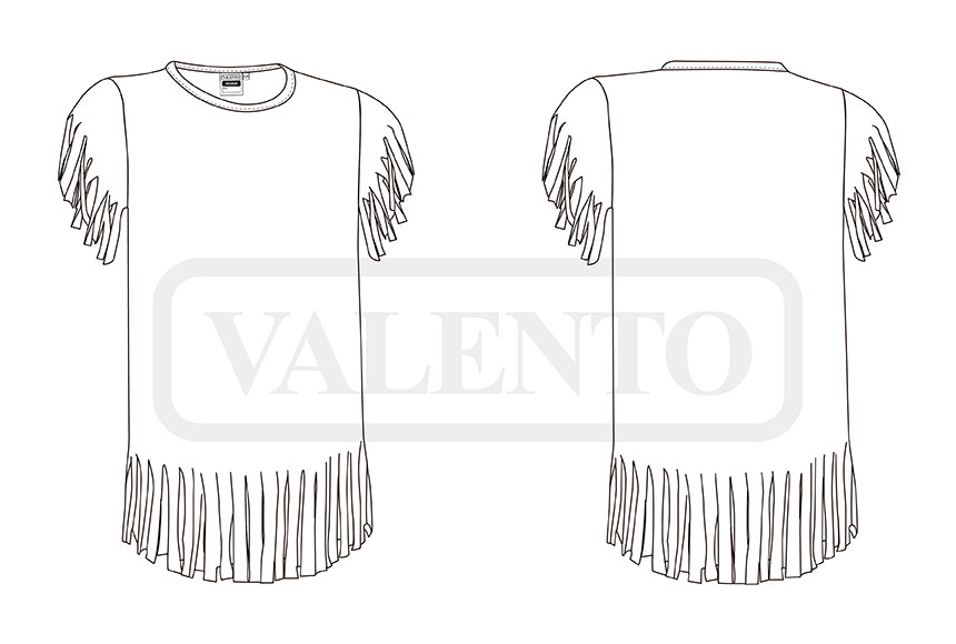 esquema Sukienka dziecięca INDIANA