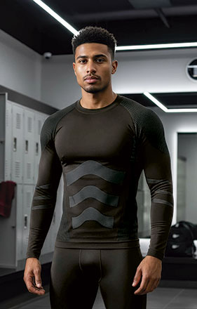 T-shirt thermique élastique M/L