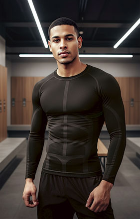 T-shirt thermique élastique M/L