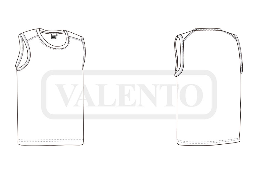 esquema T-shirt technique sans manches SPRINT