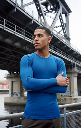 T-shirt thermique élastique M/L