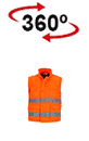 vista 360<sup>0</sup> Hi-Vis Vest ANCHORAGE