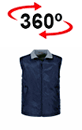 vista 360<sup>0</sup> Kamizelka dwustronna ASPEN