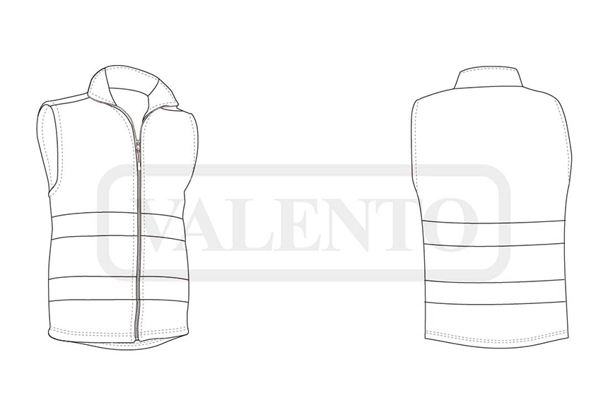 esquema Hi-Vis Reversible Vest HERCULES