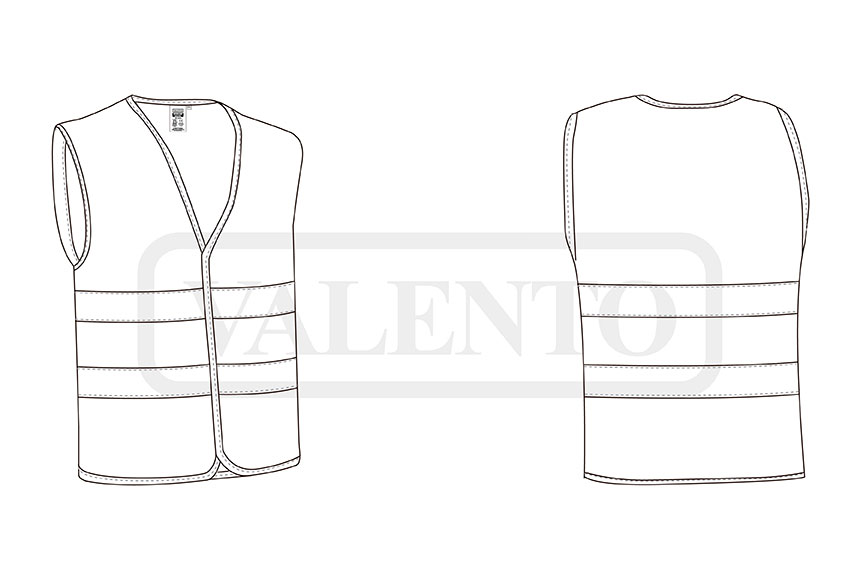 esquema Gilet léger H.V. MOONLIGHT