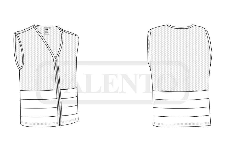 esquema Hi-Vis Safety Vest SHELL
