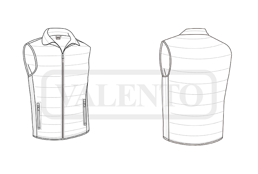 esquema Chaleco acolchado TAMPERE