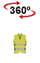 vista 360<sup>0</sup> Chaleco ligero A.V. WAGON