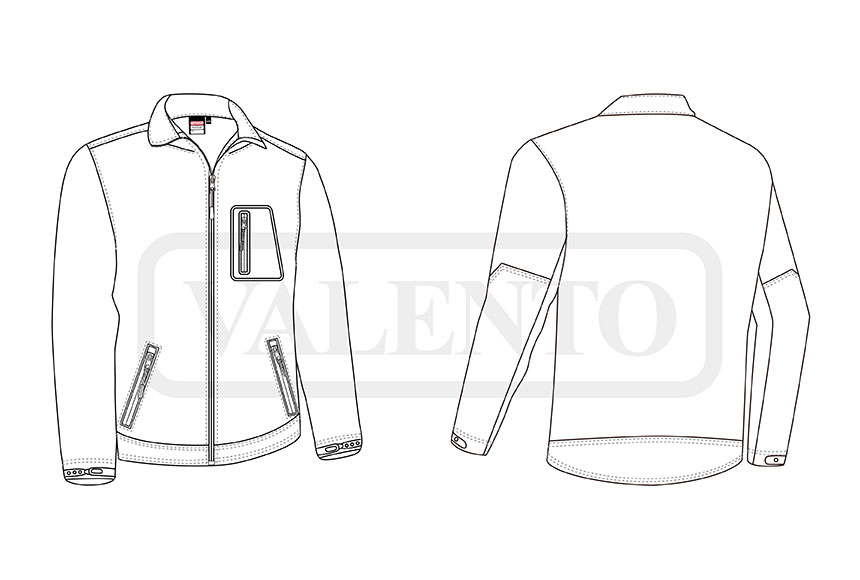 esquema Softshell Jacket BATAVIA