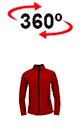 vista 360<sup>0</sup> Chaqueta softshell mujer CECILE