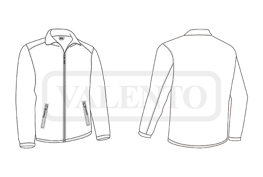 esquema Chaqueta polar JAMES