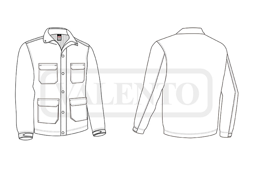 esquema Softshell Jacket JEREMY