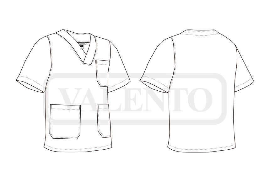 esquema Scrub Top LINK