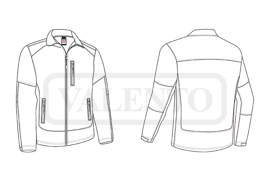 esquema Softshell Jacket SAPONI