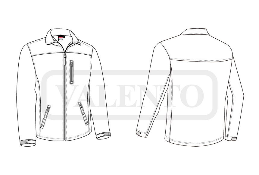 esquema Softshell Jacket THUNDER