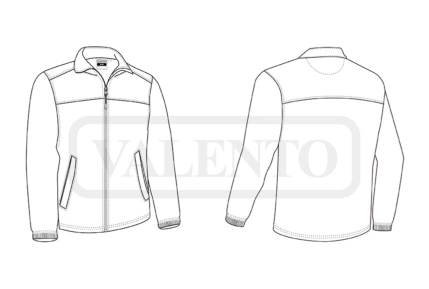 esquema Casaco polar WIND