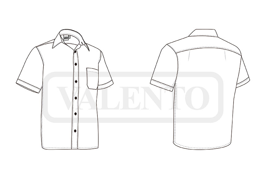 esquema Camisa M/Curta OPORTO