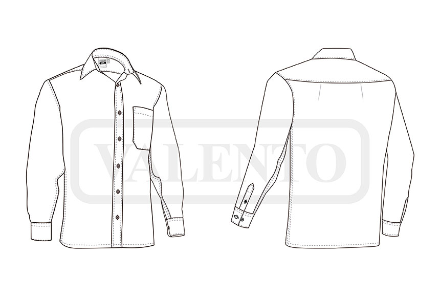 esquema L/S Shirt OPORTO