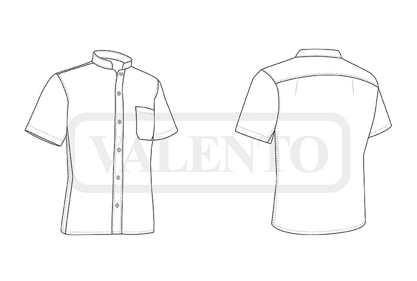 esquema Camisa M/C CLAPTON