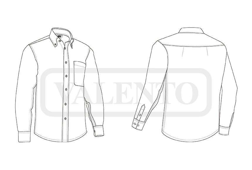 esquema Camisa M/L LION