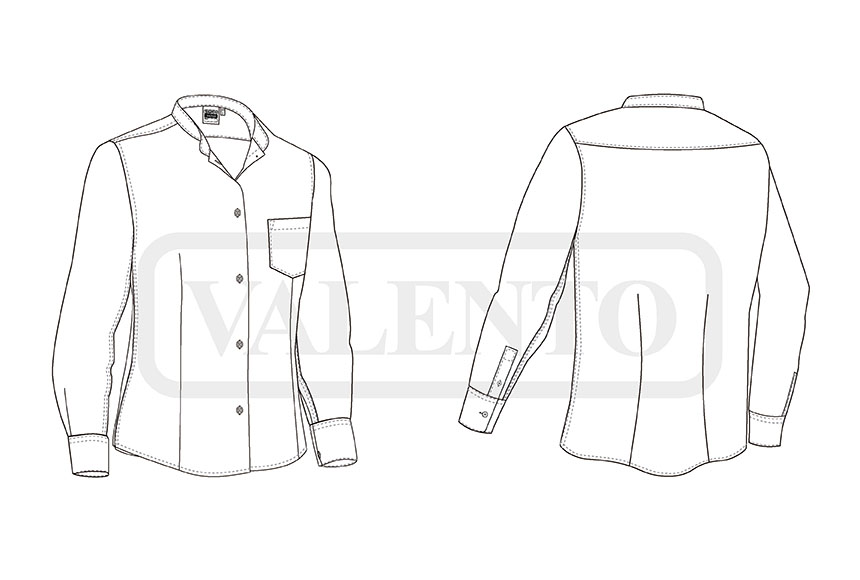 esquema Camisa M/Comprida Mulher SHARON