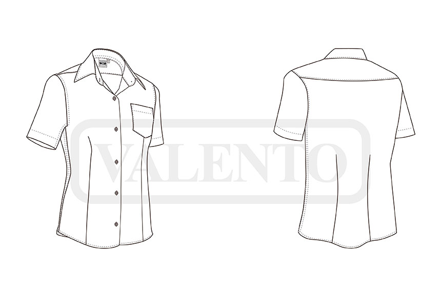 esquema Chemise M/C Femme STAR