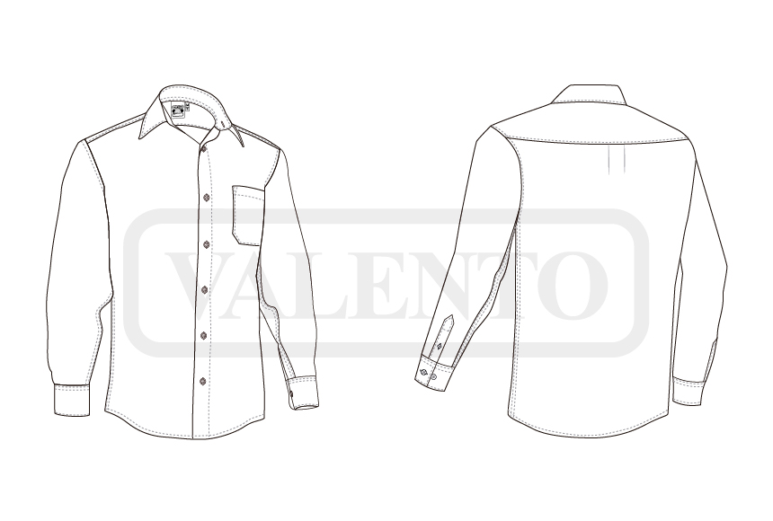 esquema Chemise M/L VERONA