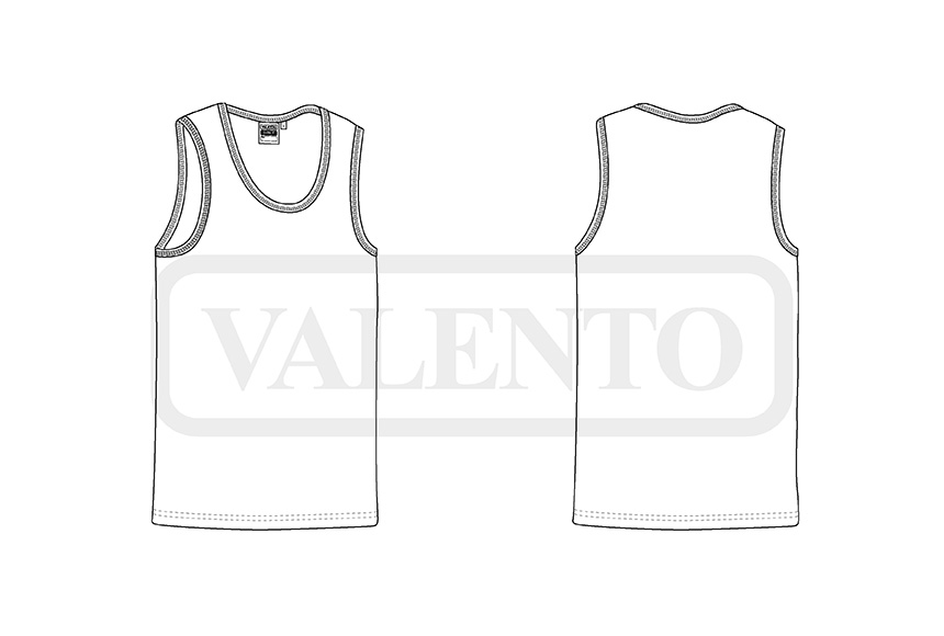 esquema Children Sleeveless T-Shirt CHARLIE