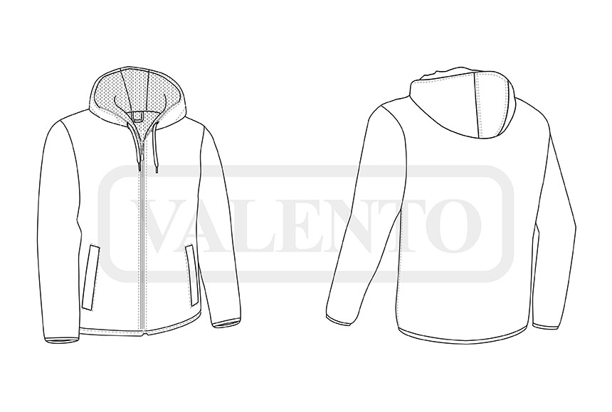 esquema Jachetă antivânt QUINCY