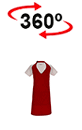 vista 360<sup>0</sup> Delantal BISTRO