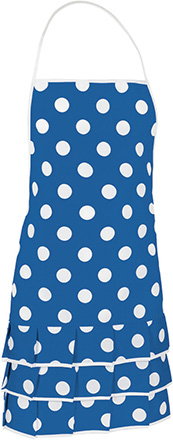 błękit królewski-biały