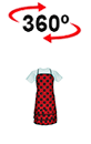 vista 360<sup>0</sup> Fartuch FLAMENCO