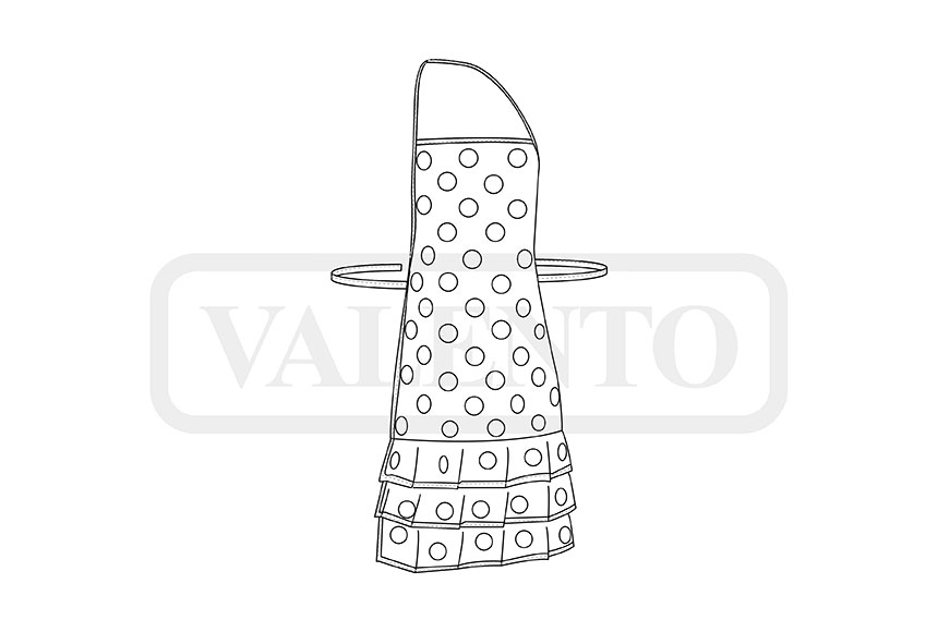 esquema Fartuch FLAMENCO