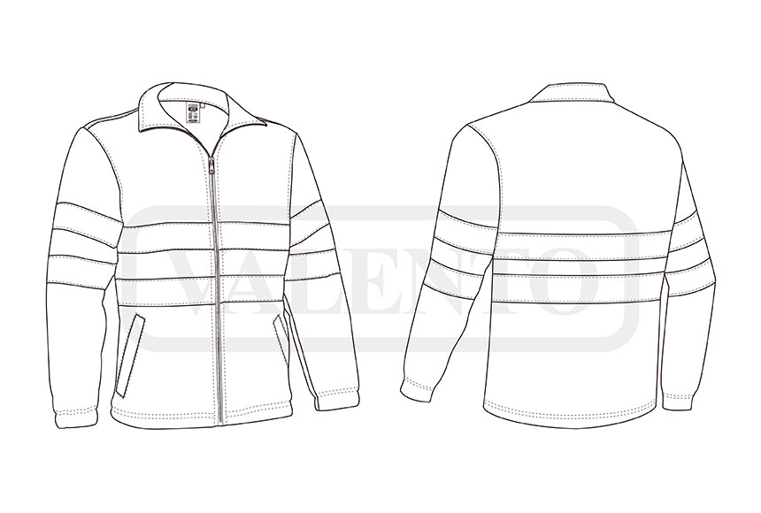 esquema Giacca Pile A.V. AIRPORT