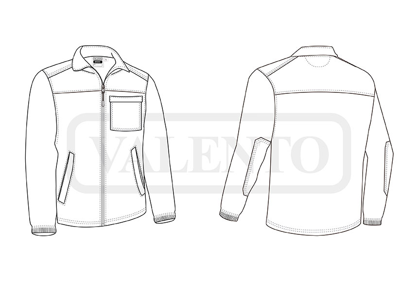 esquema Jachetă fleece NEVADA