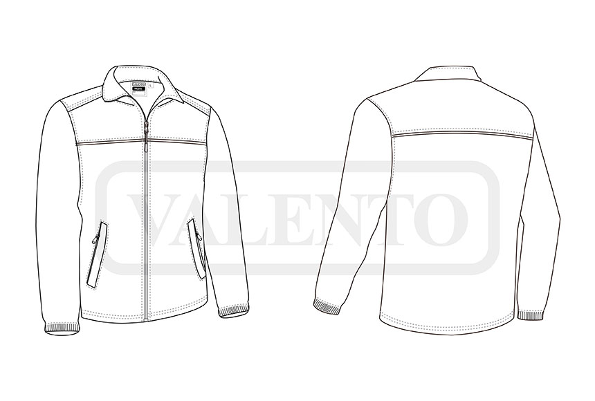 esquema Jachetă fleece PACIFIC