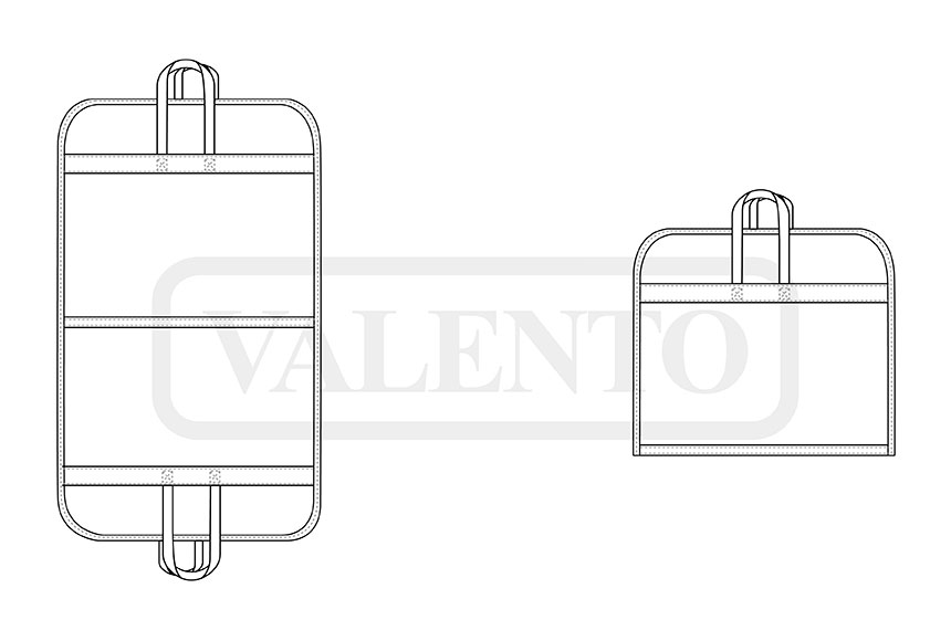 esquema Funda de traje ORIENT